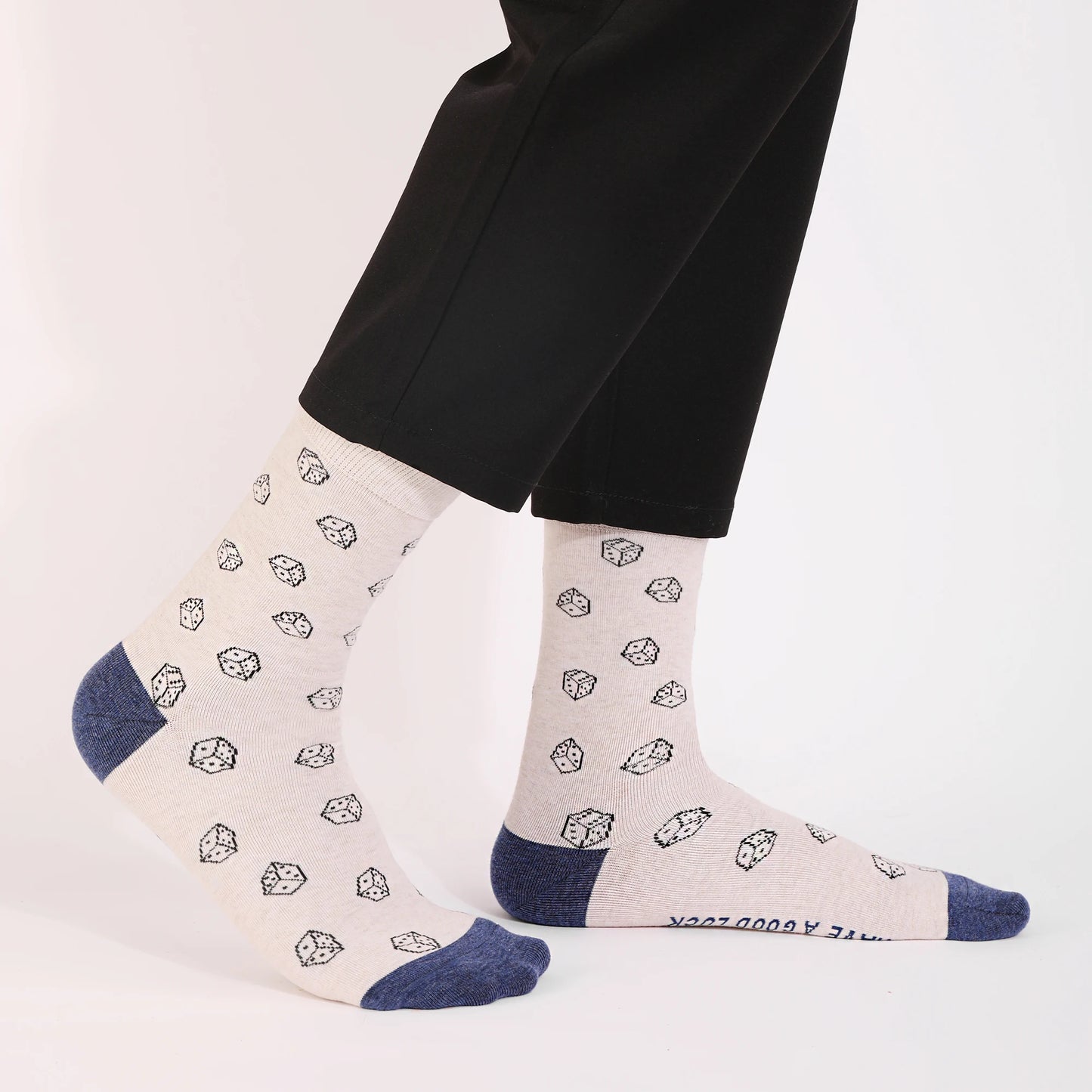 1Pairs Men's Fun Cool Breathable CottonCasual Socks Fun Patterns