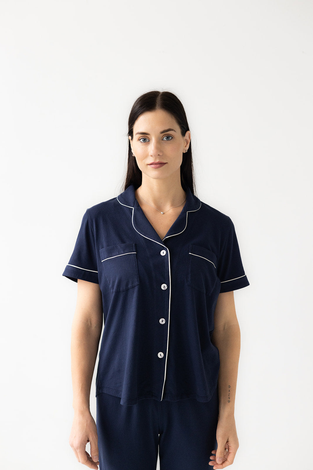 Classic Luxury Capri Pajamas in Brushed Pima Cotton