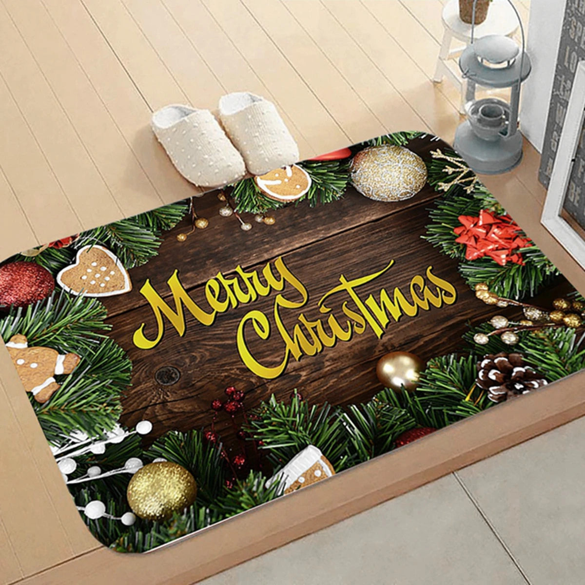 Christmas Decor Santa Claus Door Mat