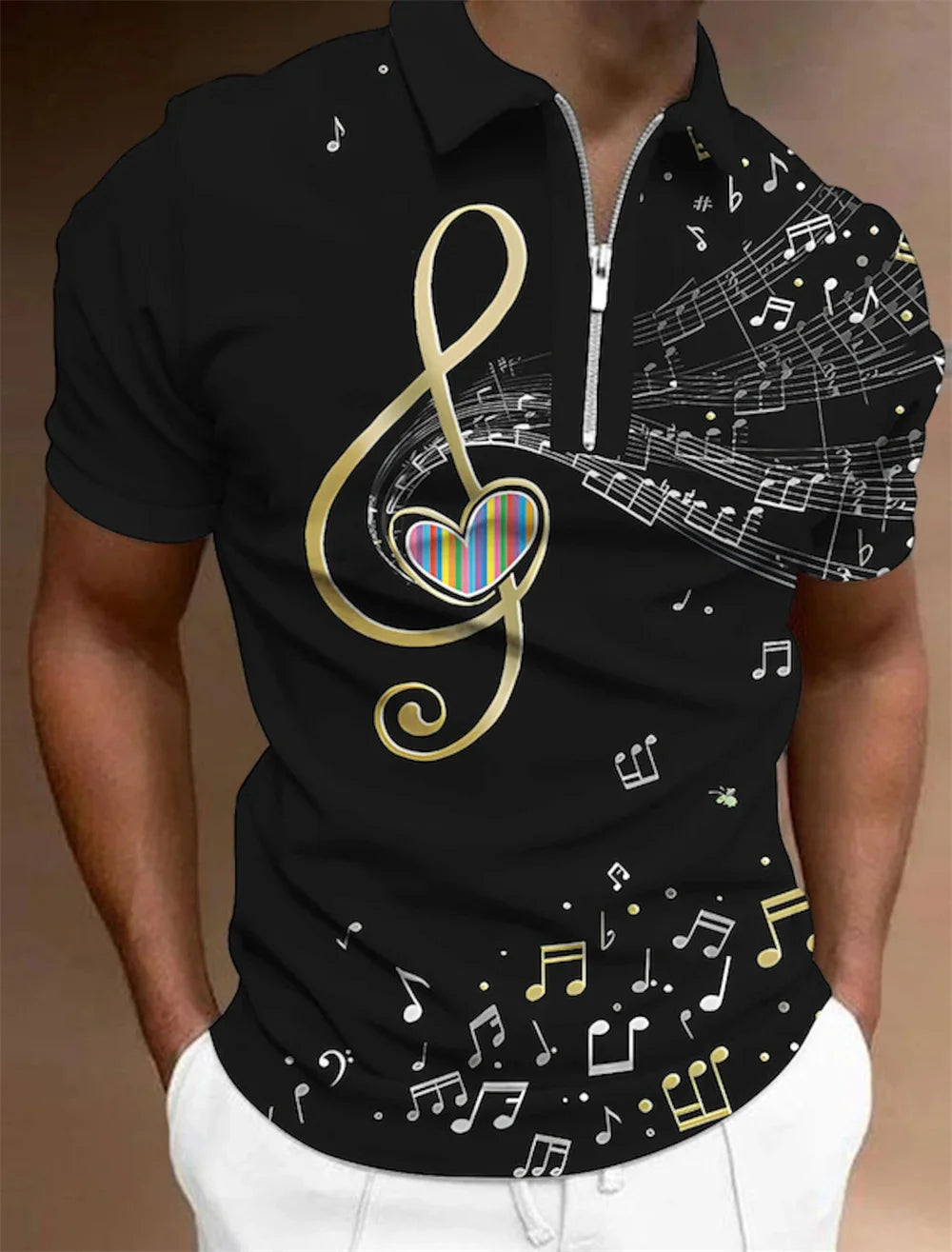 Men's Classic Short Sleeved Polo T-Shirt