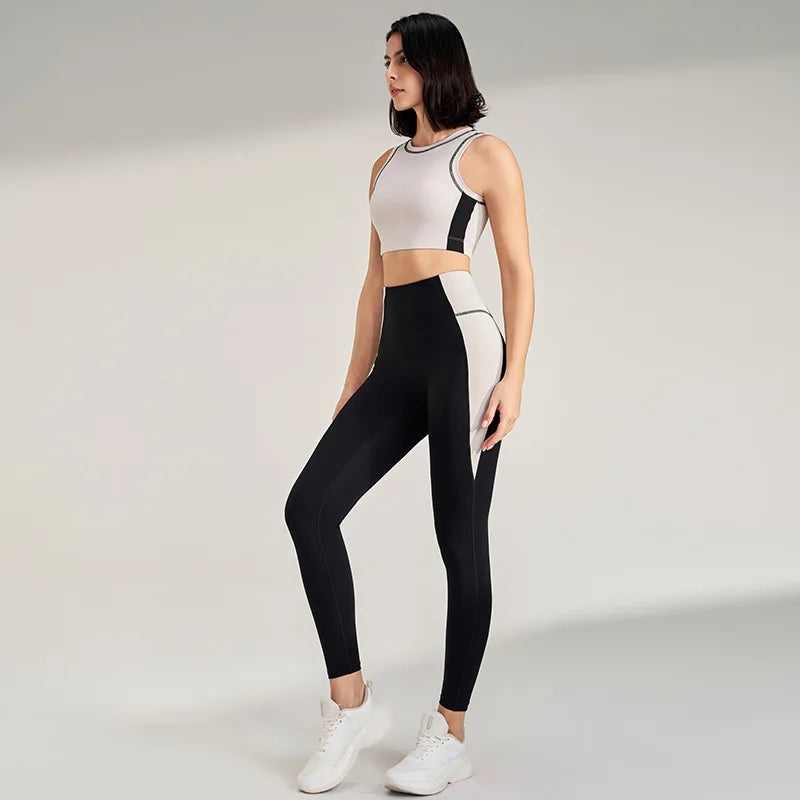 Women's color quick-drying yoga gym training clothes