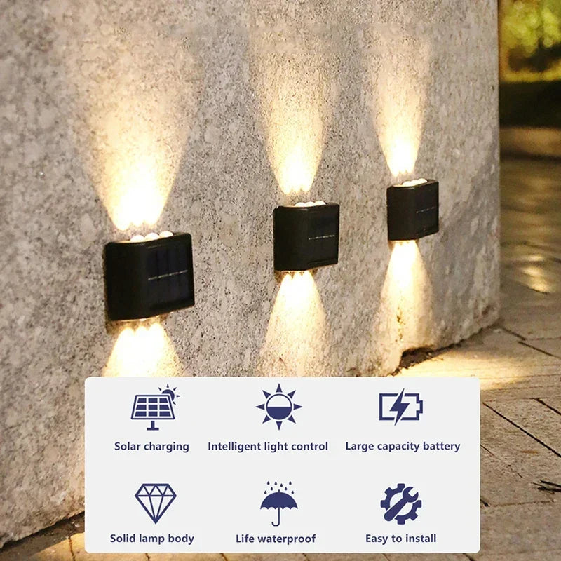 Solar Outdoor Waterproof Wall Lamp
