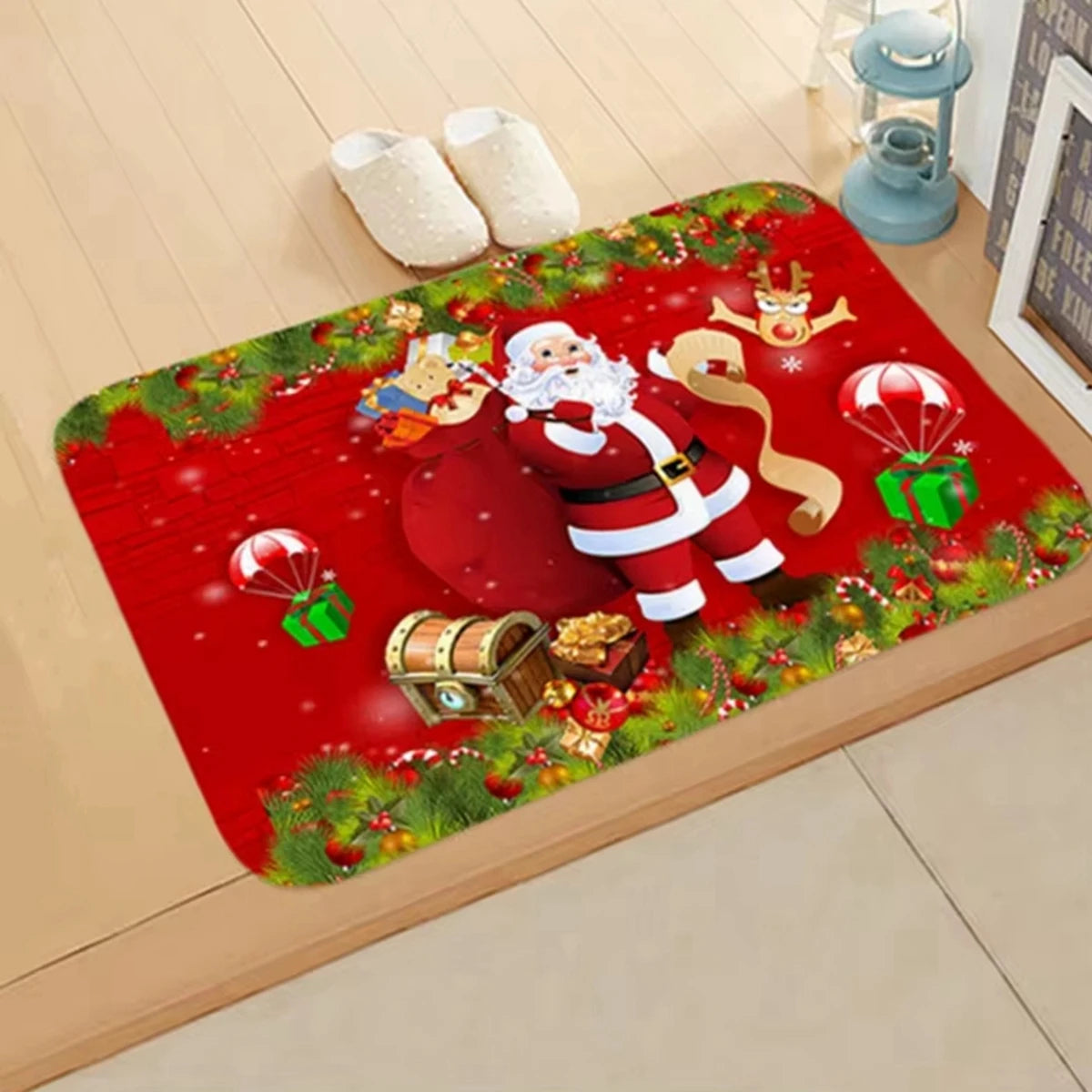 Christmas Decor Santa Claus Door Mat