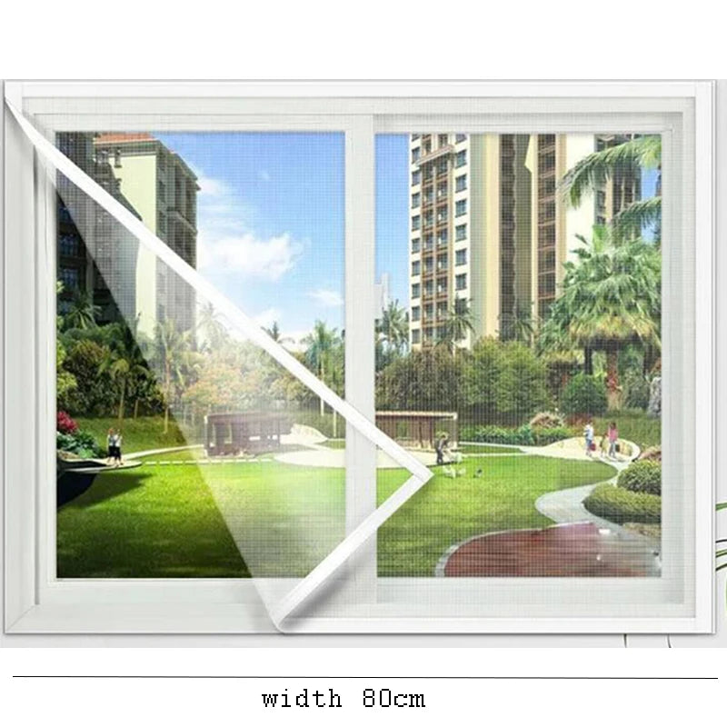 Mosquito Nets for Window Screens, Mesh Anti Insect Air Tulle Invisible white Fiberglass Mosquitoes and Flies
