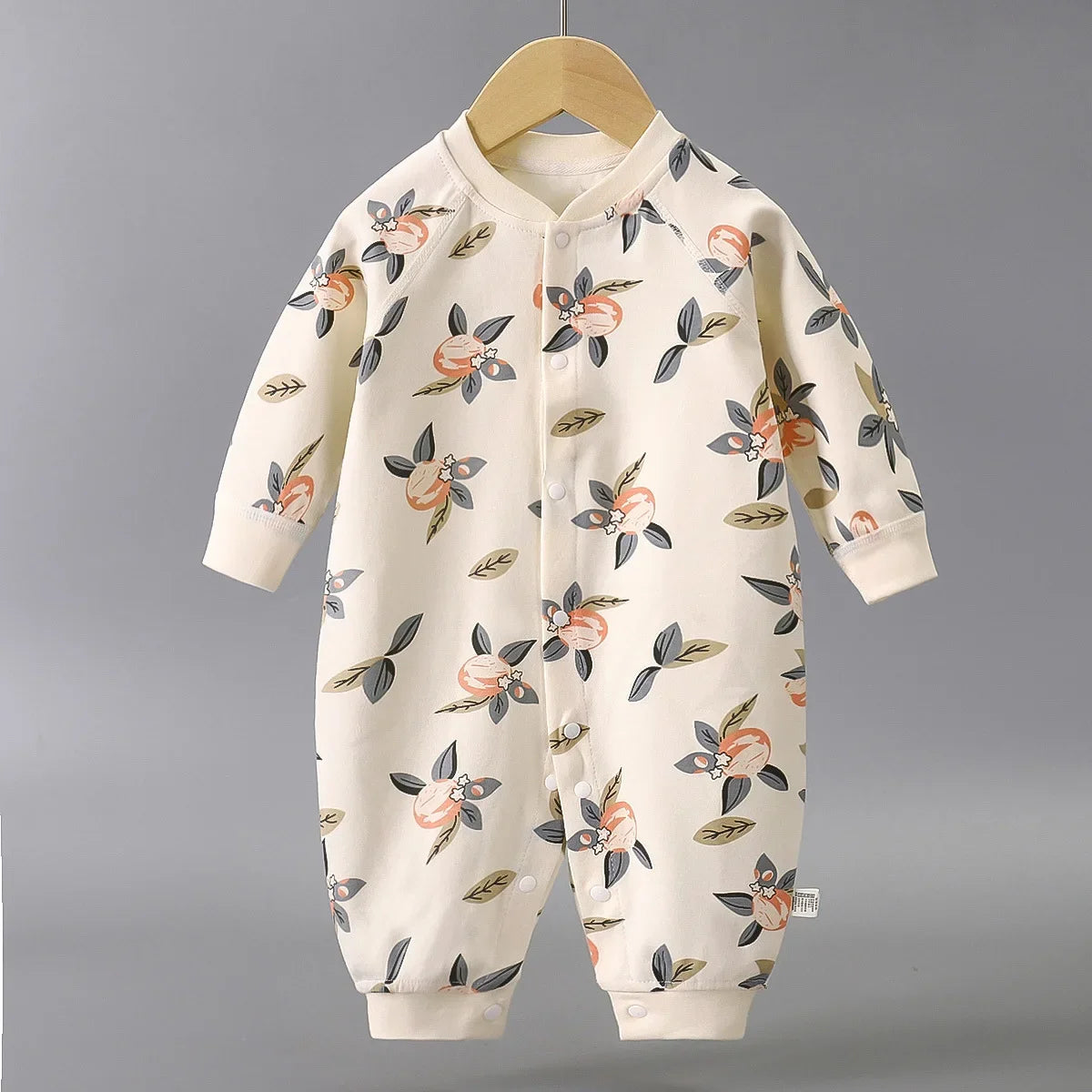 Newborn Baby Boy Girl Bodysuit Romper Comfortable Cotton Clothing for Autumn Spring