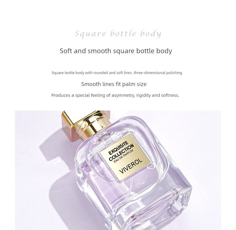 Viverol Women Long-Lasting Light Perfume Fresh Elegance Wisteria Flower Fragrance Gift Box