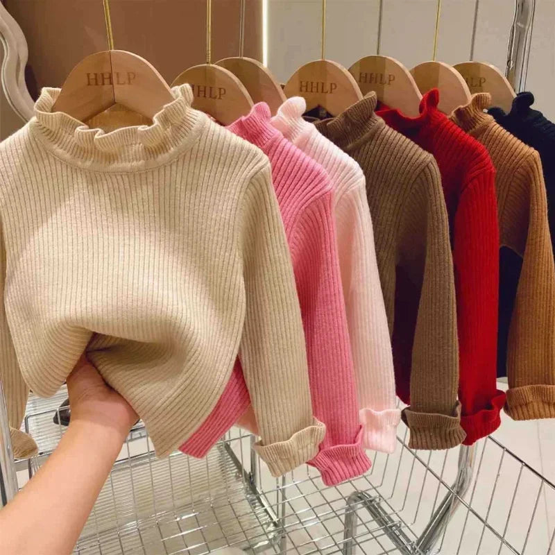 Newborn or Toddler Knit Cotton Sweater Long Sleeve