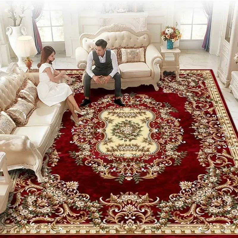 Luxury European Carpets for Living Room, Bedroom 200x300 Large Area Rugs Rug Washable
