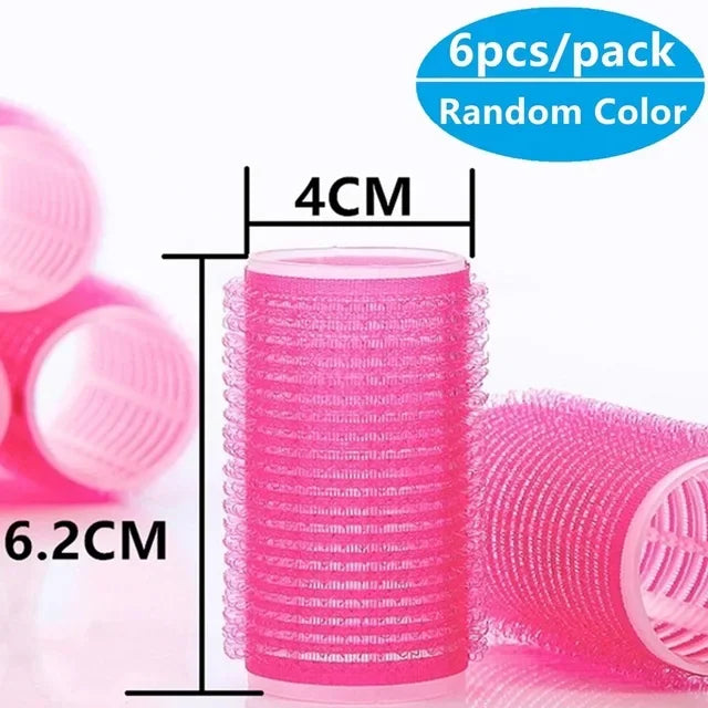 Magic Self Grip Hair Rollers 6Pcs