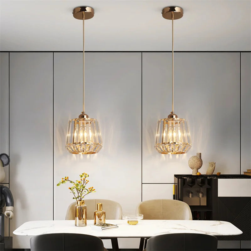 Modern Stainless Steel Ring Led Chandeliers For Dining Room Home Decor