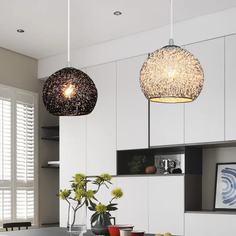 Color Aluminum Wire Chandelier Lighting Fixtures