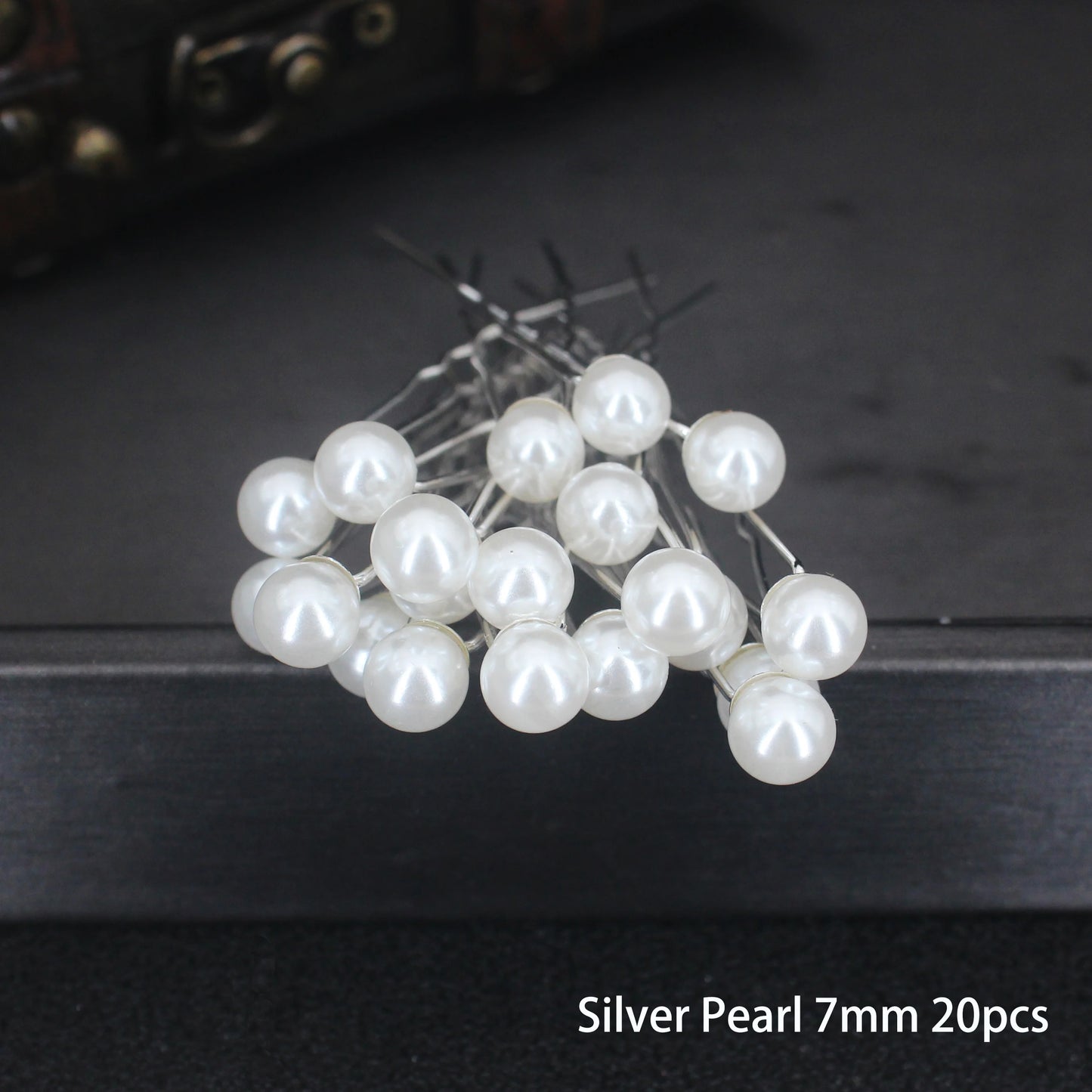 20PCS Rose Flower Rhinestone Hair Clips Crystal Hair Pins for Bridal Wedding Party Daily Hair Jewelry Accessories
