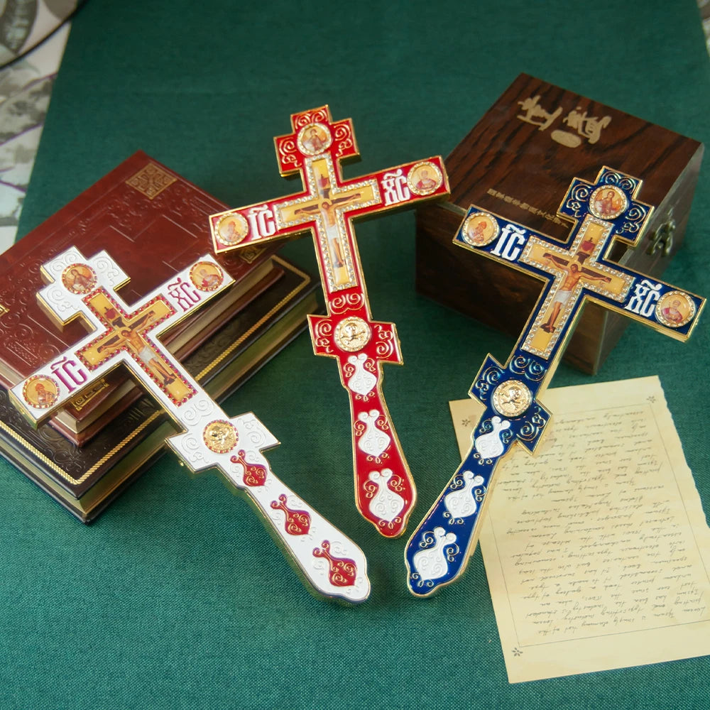 Gorgeous Blessing Cross for Church Decoration and Personal Use