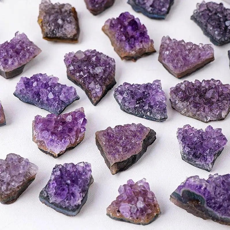 Natural Crystal Cluster Amethyst Stone Geode Raw Minerals Real Uruguay Home Decoration Spiritual Reiki
