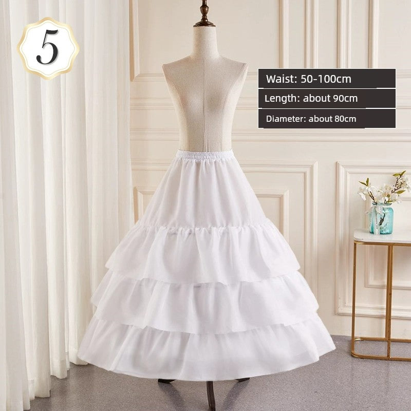 Mid Length Long Length Lolita Dress Inner Wear Wedding Dress Underskirt