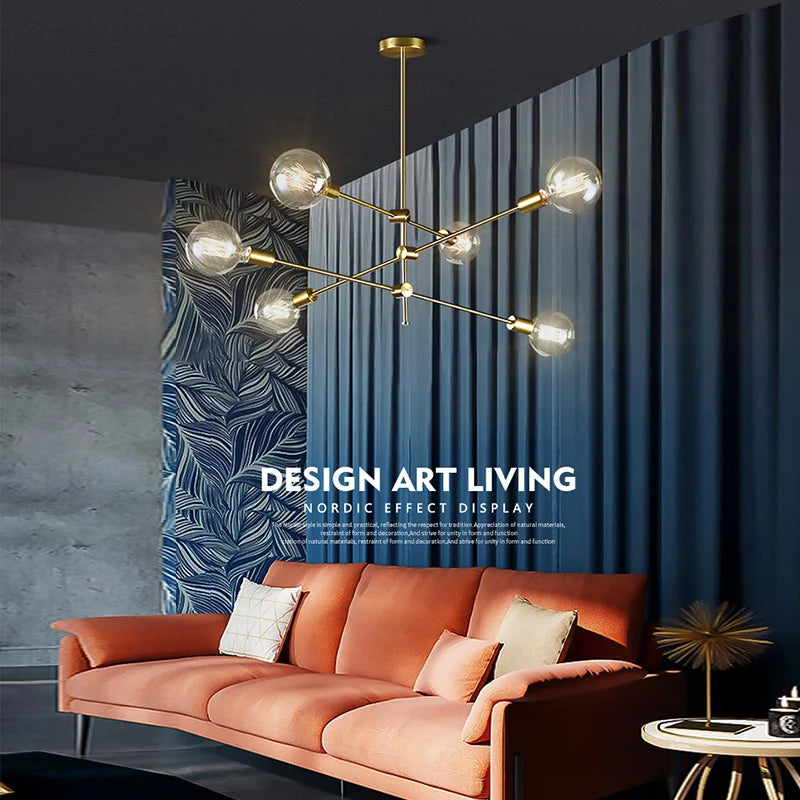 Pendant ceiling chandelier lights 12V 85V-265V