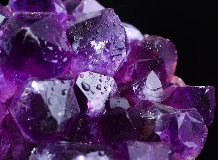 10-40g 1PC Amethyst Geode Natural Crystal Quartz Stone Mineral Decorative Irregular Shape Raw Stone Home Decor