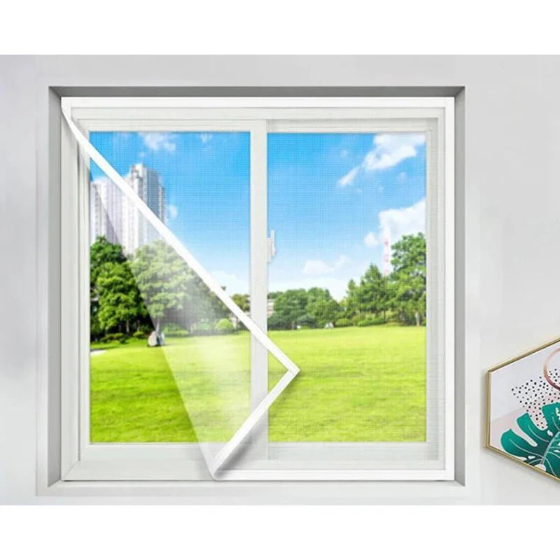 Mosquito Nets for Window Screens, Mesh Anti Insect Air Tulle Invisible white Fiberglass Mosquitoes and Flies