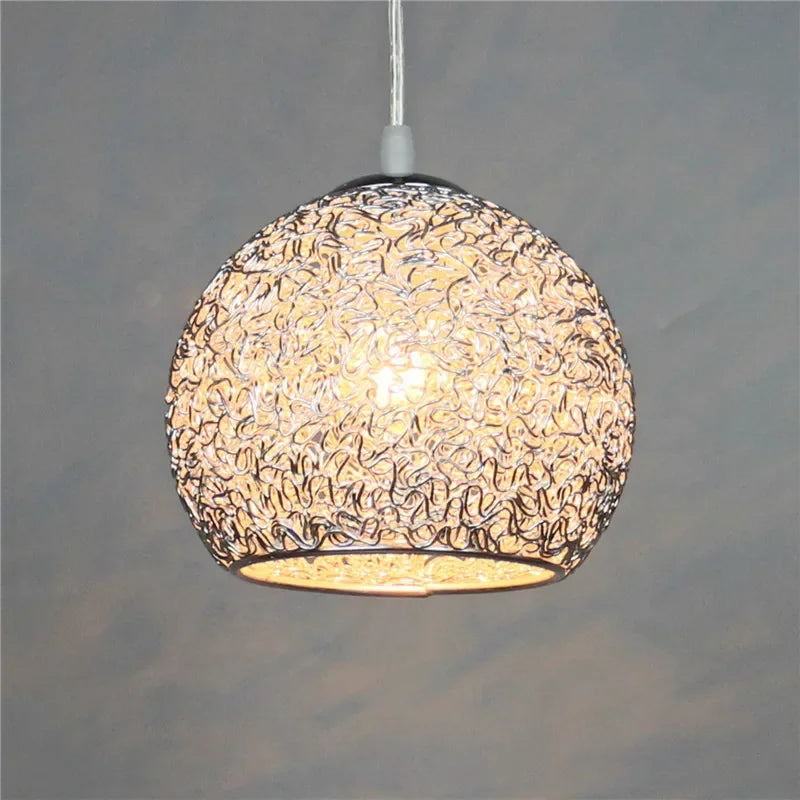 Color Aluminum Wire Chandelier Lighting Fixtures