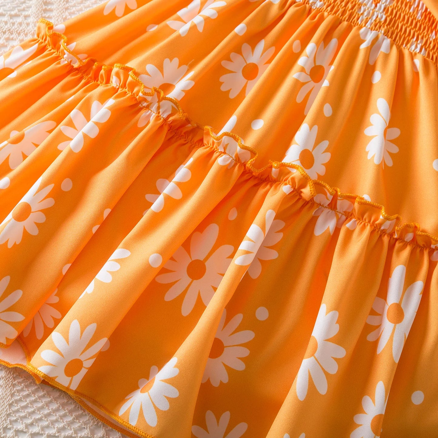 Colorful Summer Cool Refreshing Sweet Casual Dress 3-8 Years