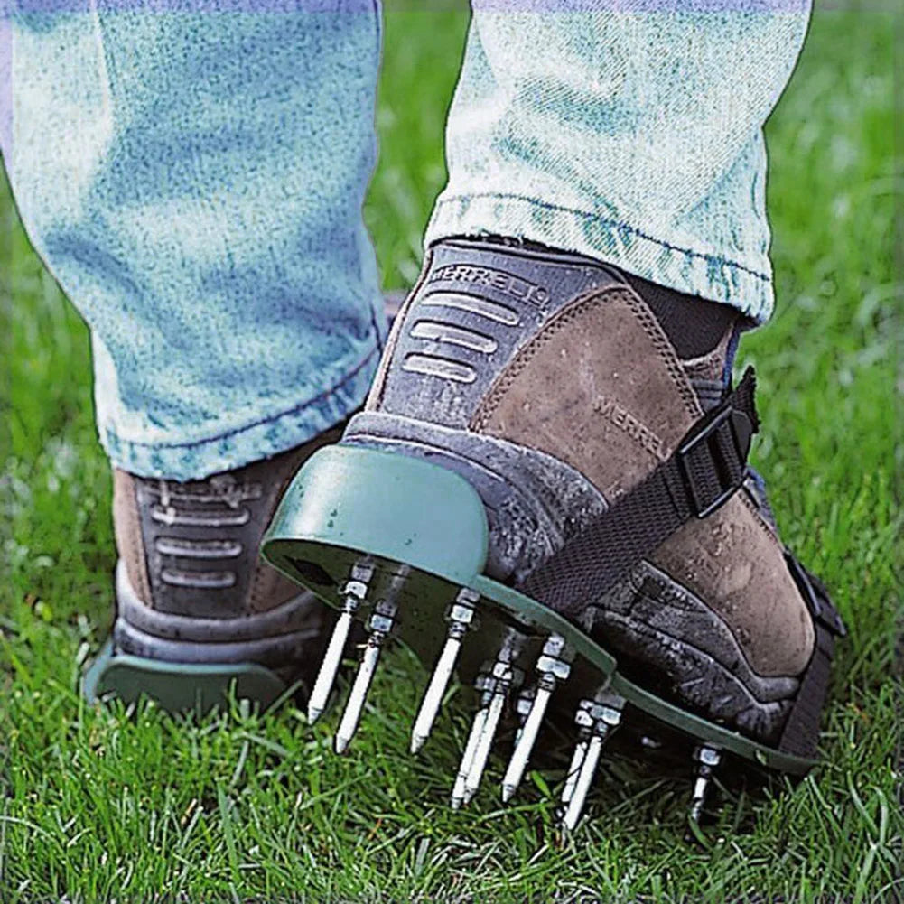 Garden Long Nail Aerator Grass Shoes Loose Soil Tool 5cm Yard Grass Cultivator