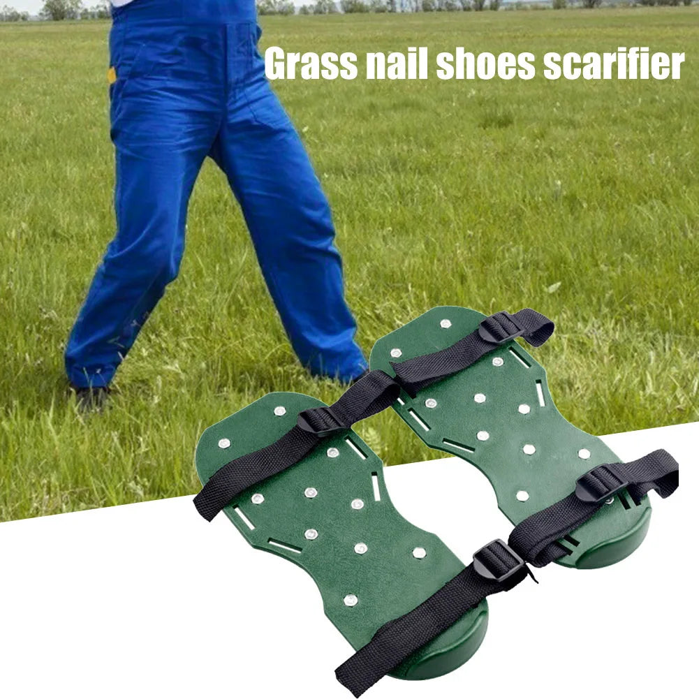 Garden Long Nail Aerator Grass Shoes Loose Soil Tool 5cm Yard Grass Cultivator