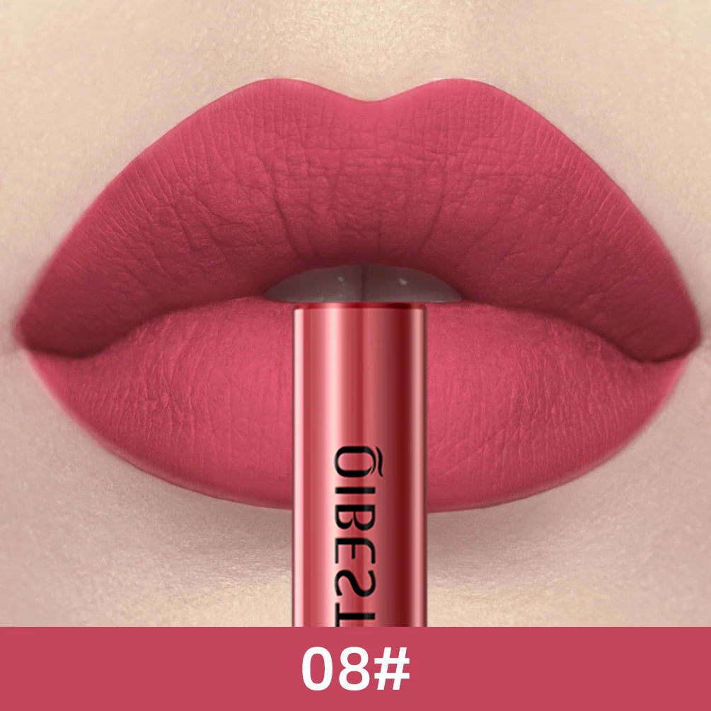 Matte Liquid Lipstick Waterproof Long Lasting Lip Gloss Velvet Mate Nude Red