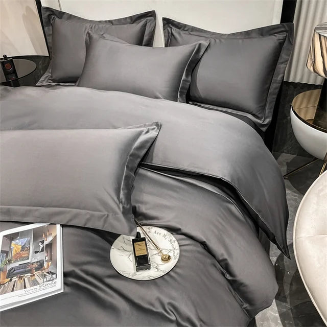 100% Egyptian Cotton 3pcs Luxury Duvet Bedding Set