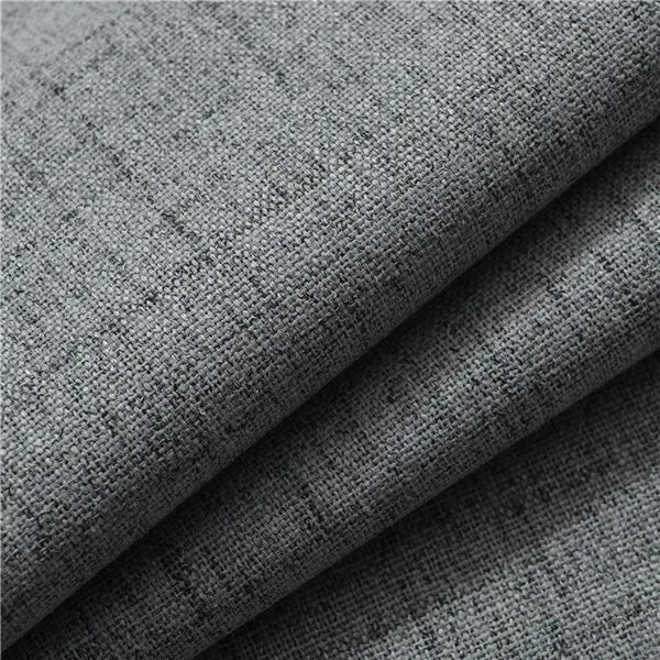 Linen 100% Blackout Curtains Water Proof Curtains for Living Room