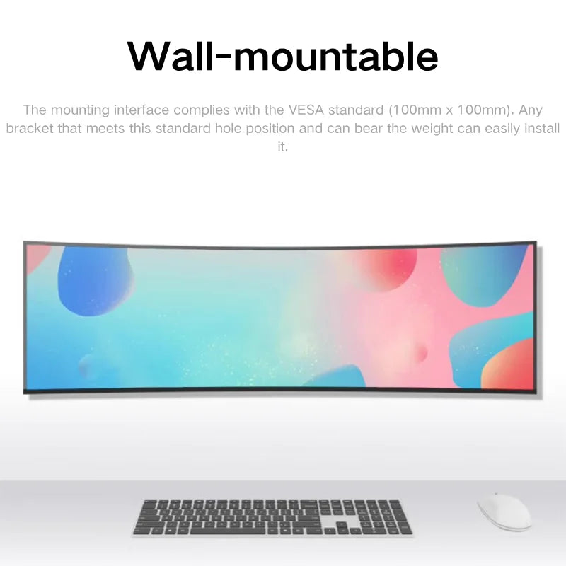 49 Curved Ultra Wide Gaming Display 3800R 165Hz 5120x1440 HDR USB C Charging Adjustable Stand Monitor DeskTop