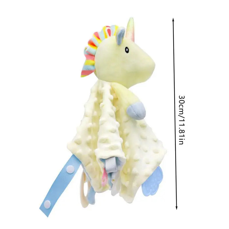 Security Soft Stuffed Animal Blanket Plush Kids Snuggle Toy Unisex