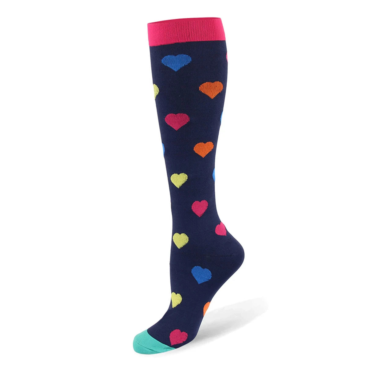 Running Compression Stockings Pressure Nursing Socks For Edema, Diabetes, Varicose Veins, Blood Circulation Sports Socks