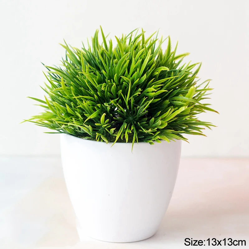 Artificial Potted Plants Bonsai Small Tree Plant Flowers Home Decor