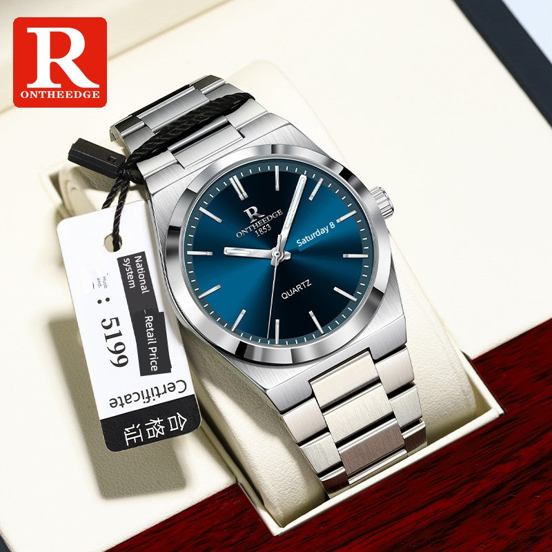 Super Player Genuine Automatic Swiss Green Waterproof Water Quartz Mechanical Watch