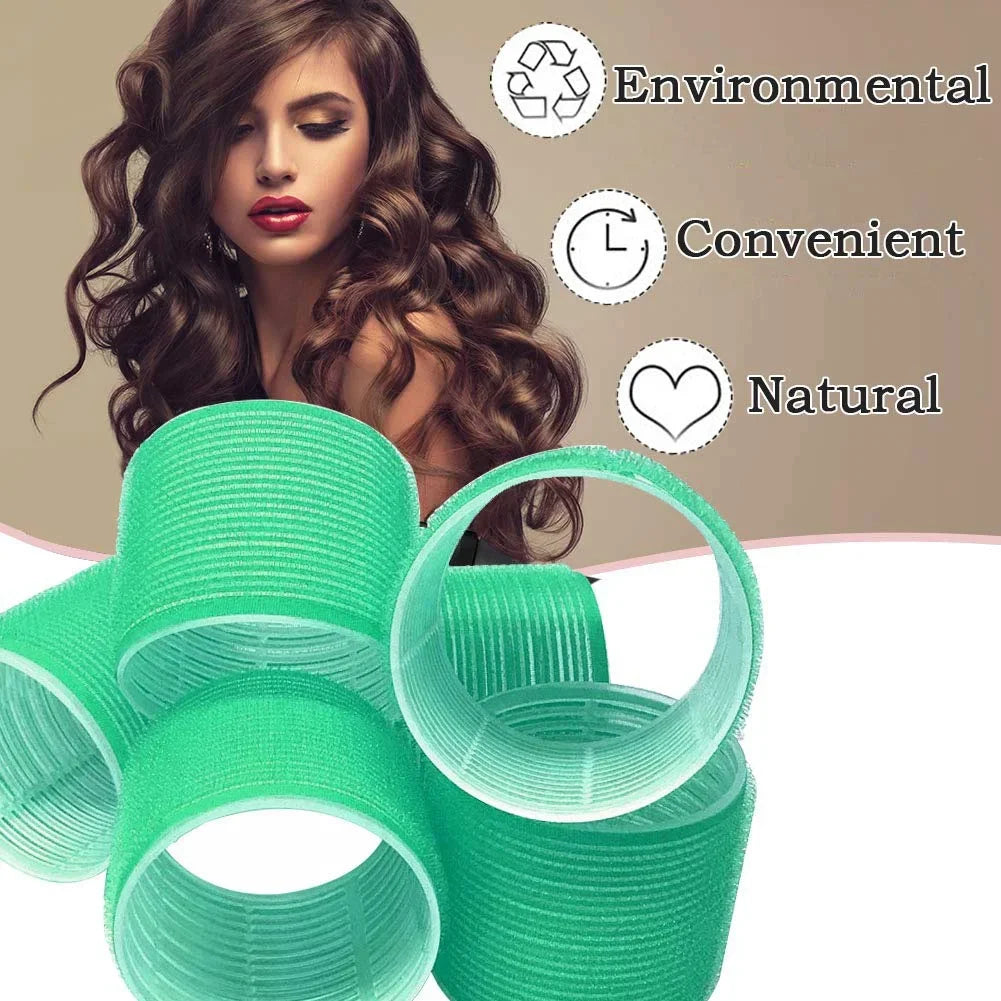 Magic Self Grip Hair Rollers 6Pcs
