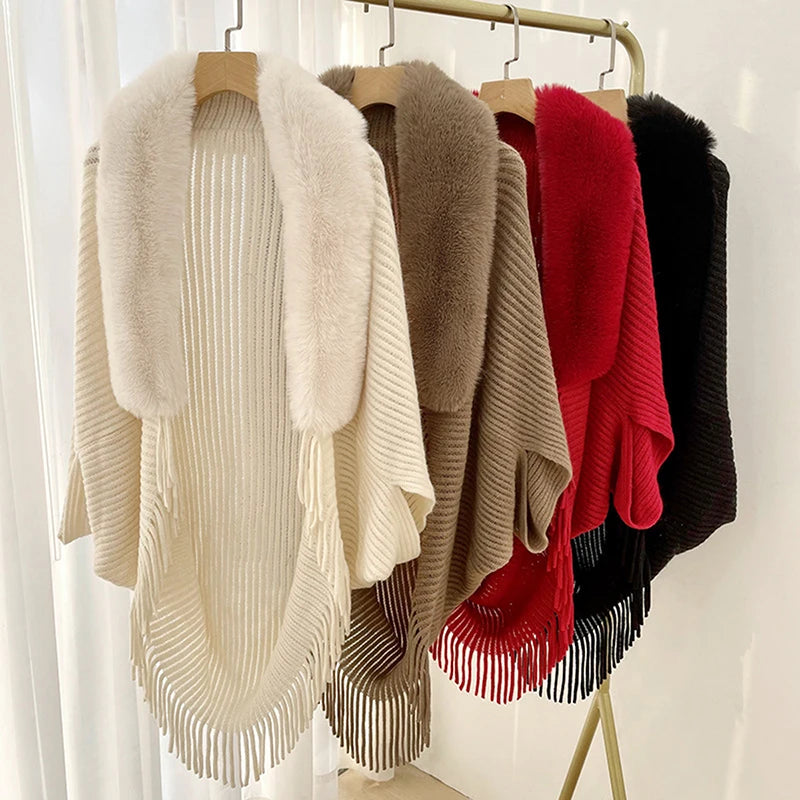 Warm Winter Striped Cardigan