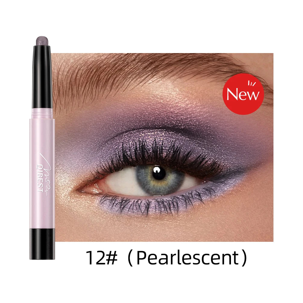 Eyeshadow Pencil Waterproof Glitter Matte Nude