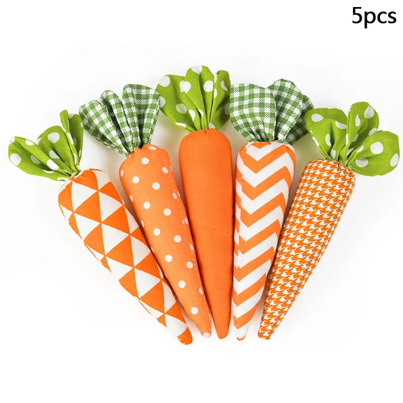 1/5pcs Easter Spring Carrot Ornaments