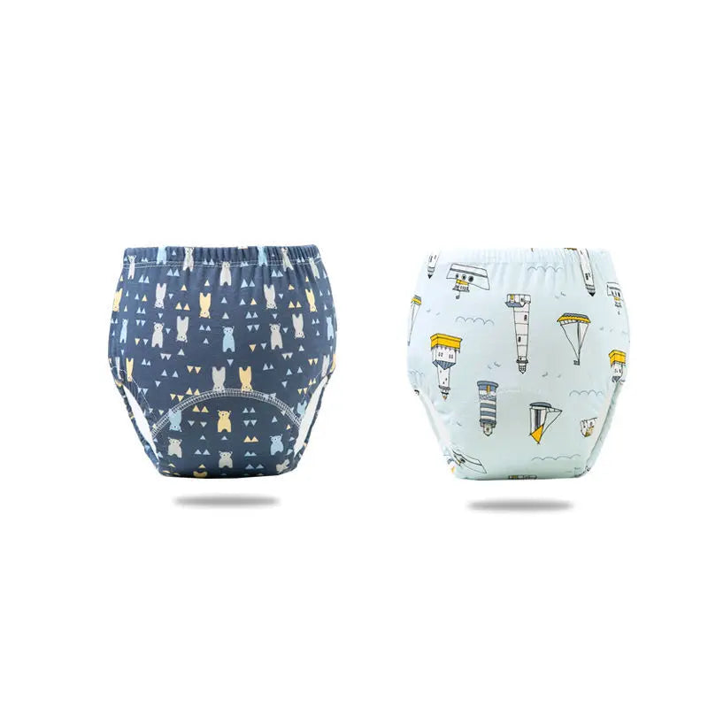 Reusable Infant Ecological Baby Diaper Training Pants Waterproof Washable Breathable Cotton Baby Underwear