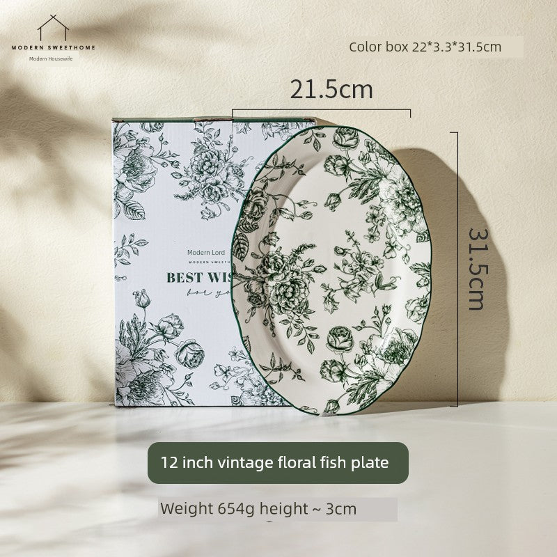 Modern Housewife Retro Ceramic Tableware