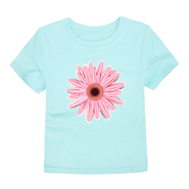 100% Cotton Toddler Girl T- Shirts