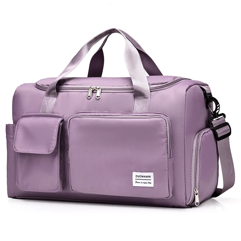 Carry On Travel Bag Large Capacity Bag with Compartment Sports Fitness Bags for Women