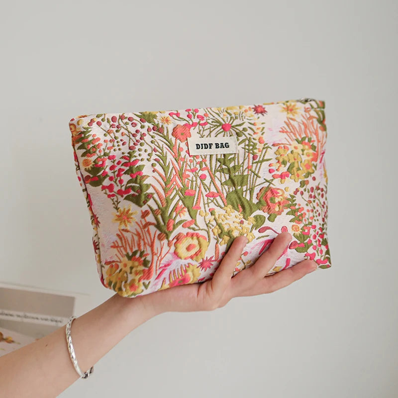 Women's Cosmetic Seaweed Large Capacity Storage Bag