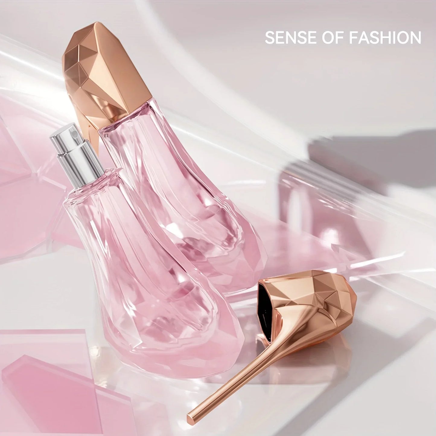 High Heel Women Styling Perfume Spray Pink Natural Fragrance 30ML