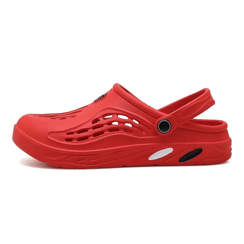 Summer Men's Sandals Light EVA Casual Shoes Hole Clogs Outdoor Beach Flat Slippers Big Size 49