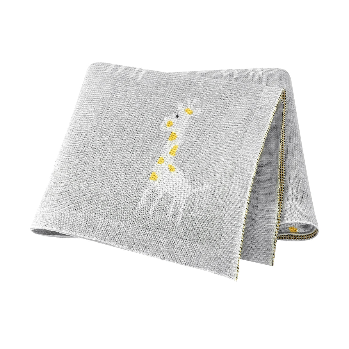 Cotton Knitted Baby Blanket Newborn Boys Girls Super Soft Stroller Basket Swaddle Wrap 100*80cm Infant Receiving Quilt