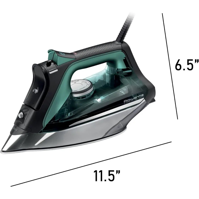 Rowenta, Iron, Pro Master Stainless Steel Soleplate Steam Iron, 210 g/min, 400 Microsteam Holes, 1775 Watts, Auto-Off, DW8360