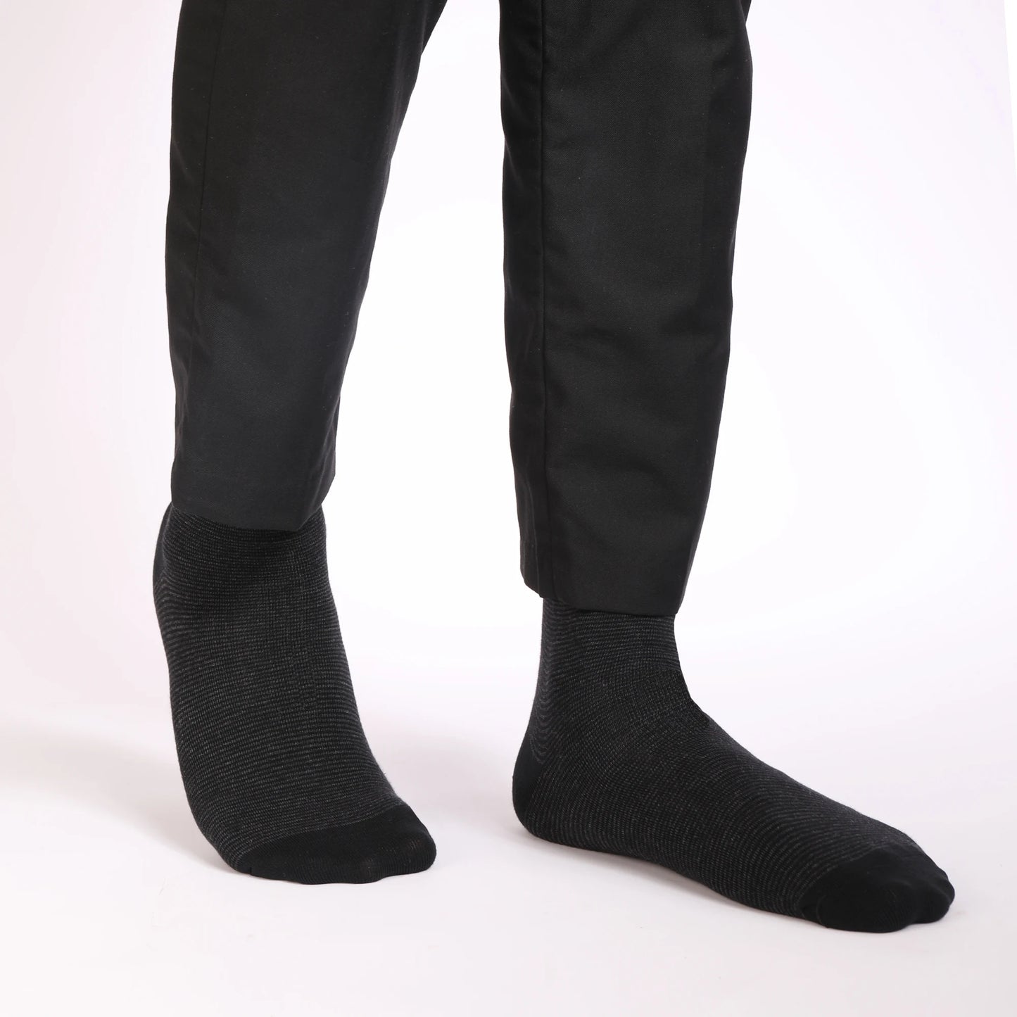 5 Pairs Men's Dress Socks High Quality Combed Cool Breathable Cotton Crew Socks Plus Size