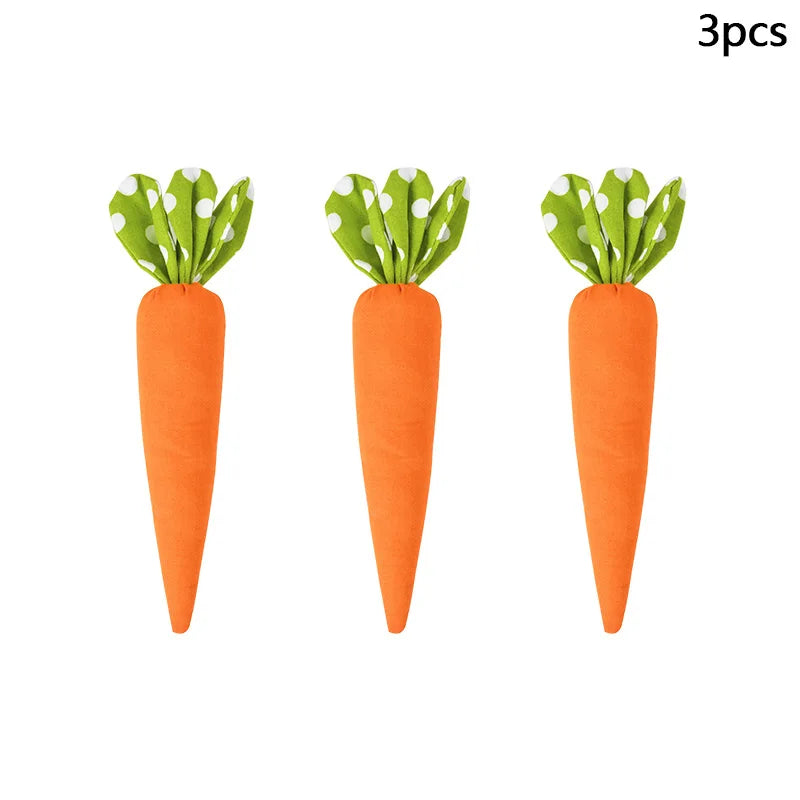 1/5pcs Easter Spring Carrot Ornaments