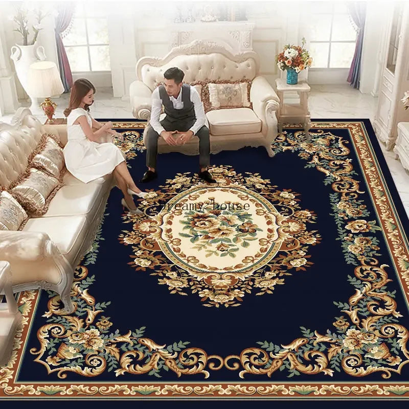 Luxury European Carpets for Living Room, Bedroom 200x300 Large Area Rugs Rug Washable